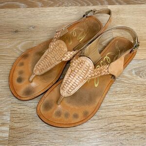 Rebels Women’s Size 7 Leather Huarache Braided Sandals